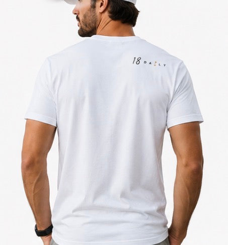 18 Daily Signature Tee-No Slogan Just Logo