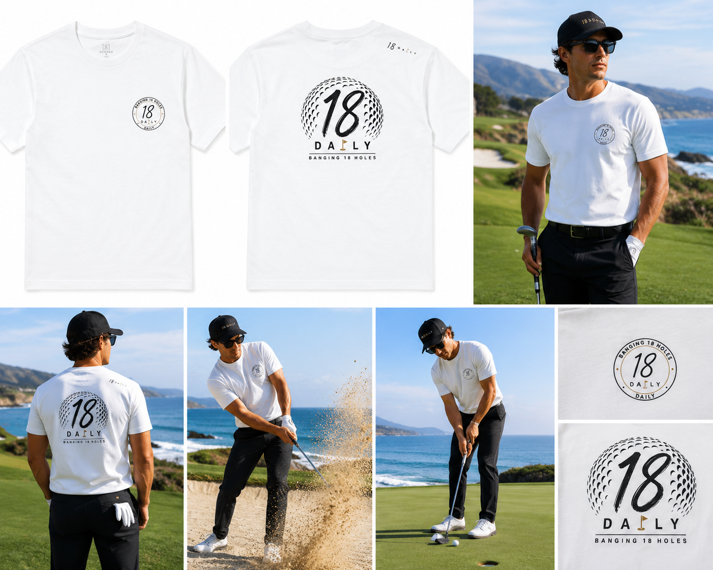 18 Daily Signature Tee-Golf Ball