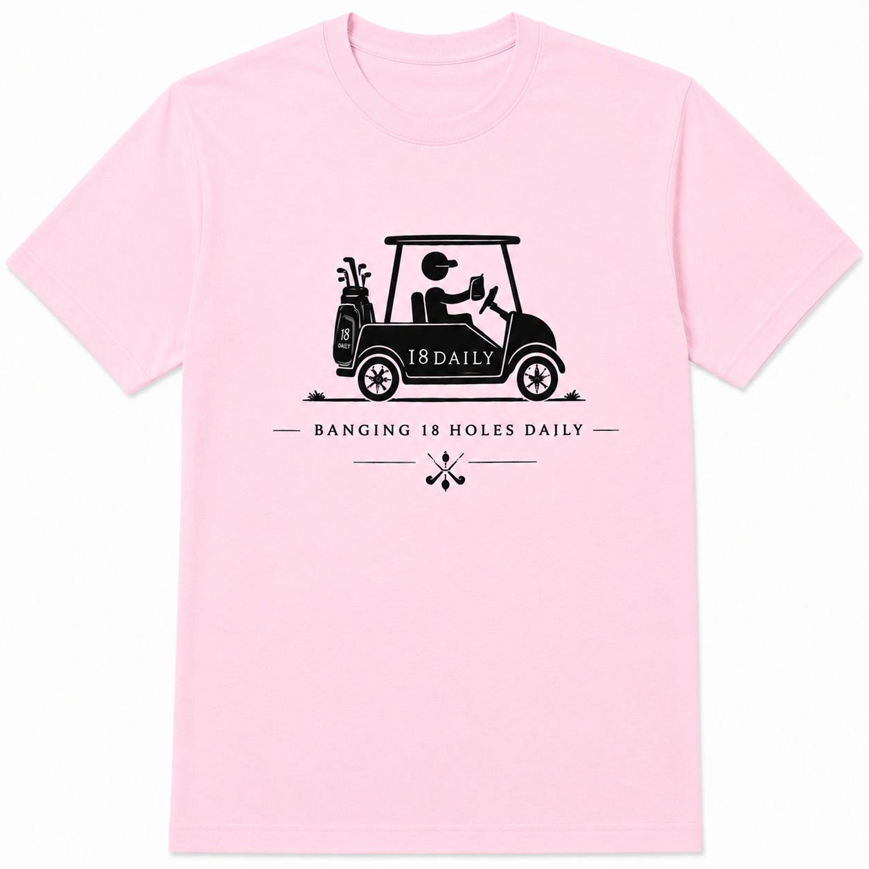 18 Daily Signature Tee-Golf Cart