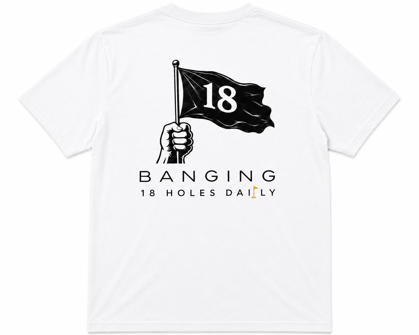 18 Daily Signature Tee-Golf Flag