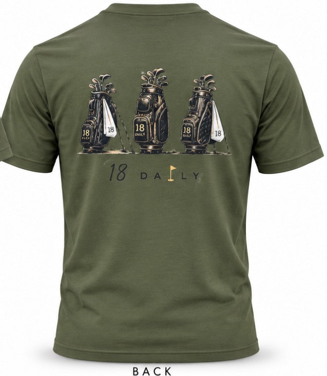18 Daily Signature Tee-3 Golf Bags