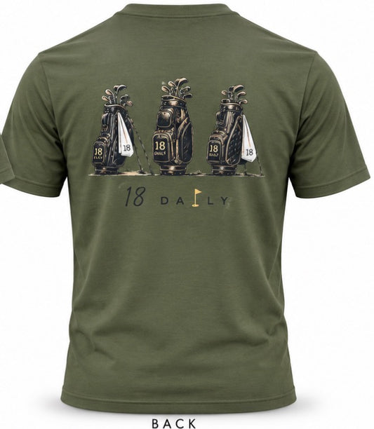18 Daily Signature Tee-3 Golf Bags