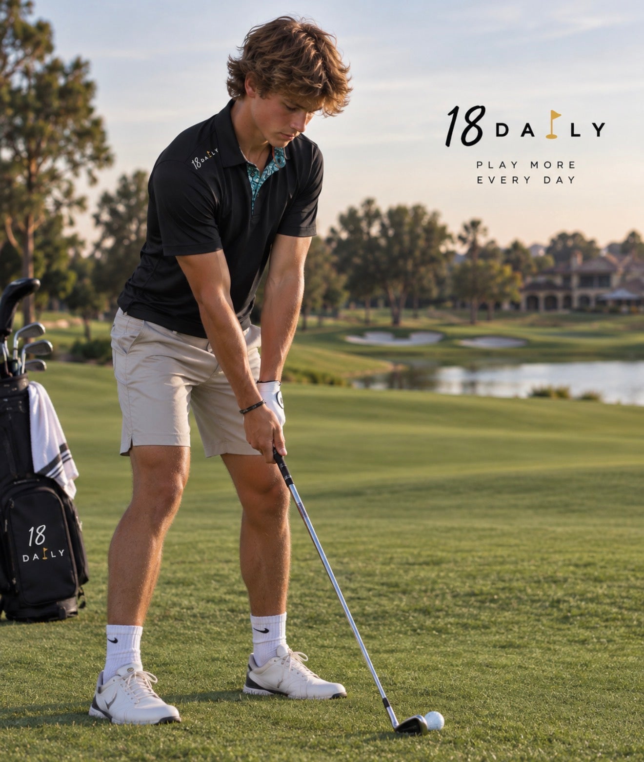 18 DAILY — Midnight Paisley Performance Polo