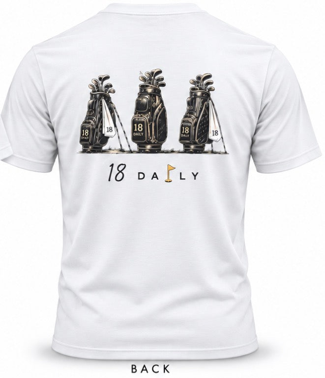 18 Daily Signature Tee-3 Golf Bags