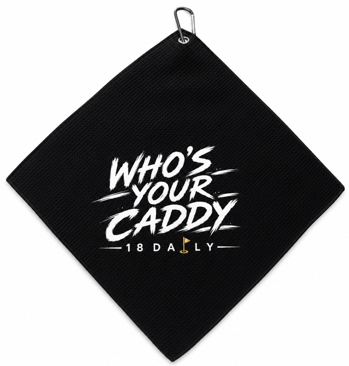 Black Golf Towel