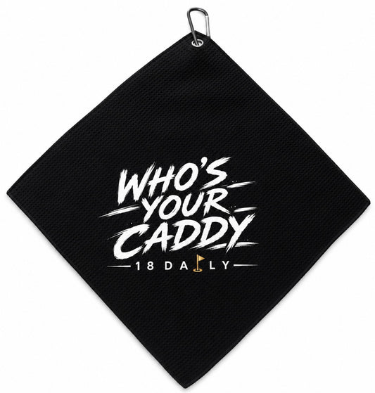 Black Golf Towel