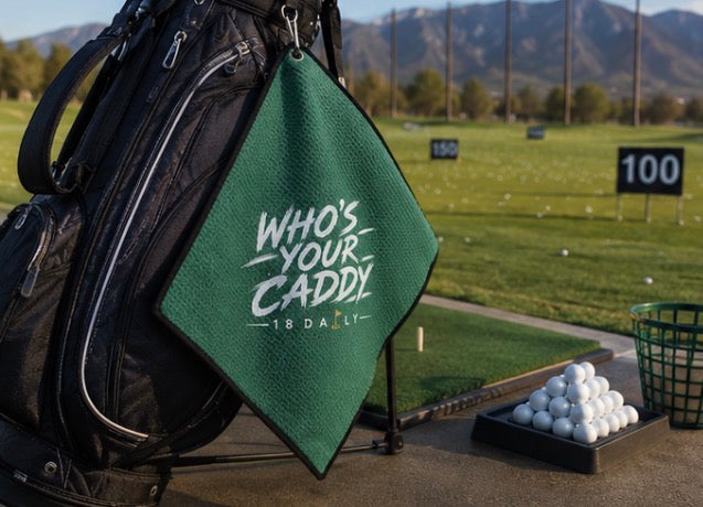 Green Golf Towel