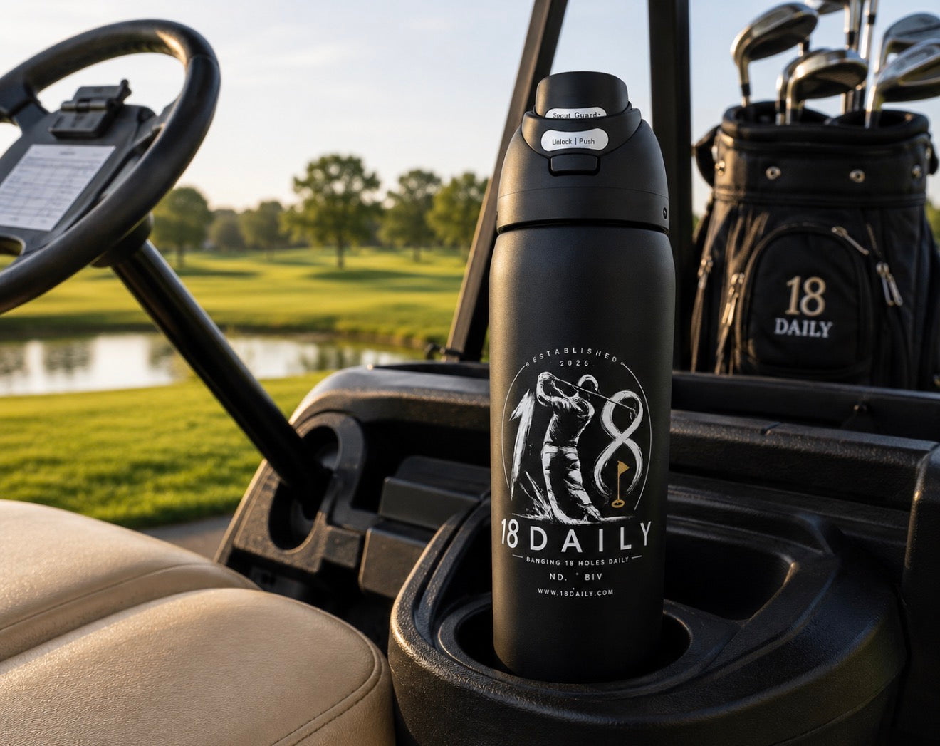 18 Daily 32oz Custom Insulated Water Bottle