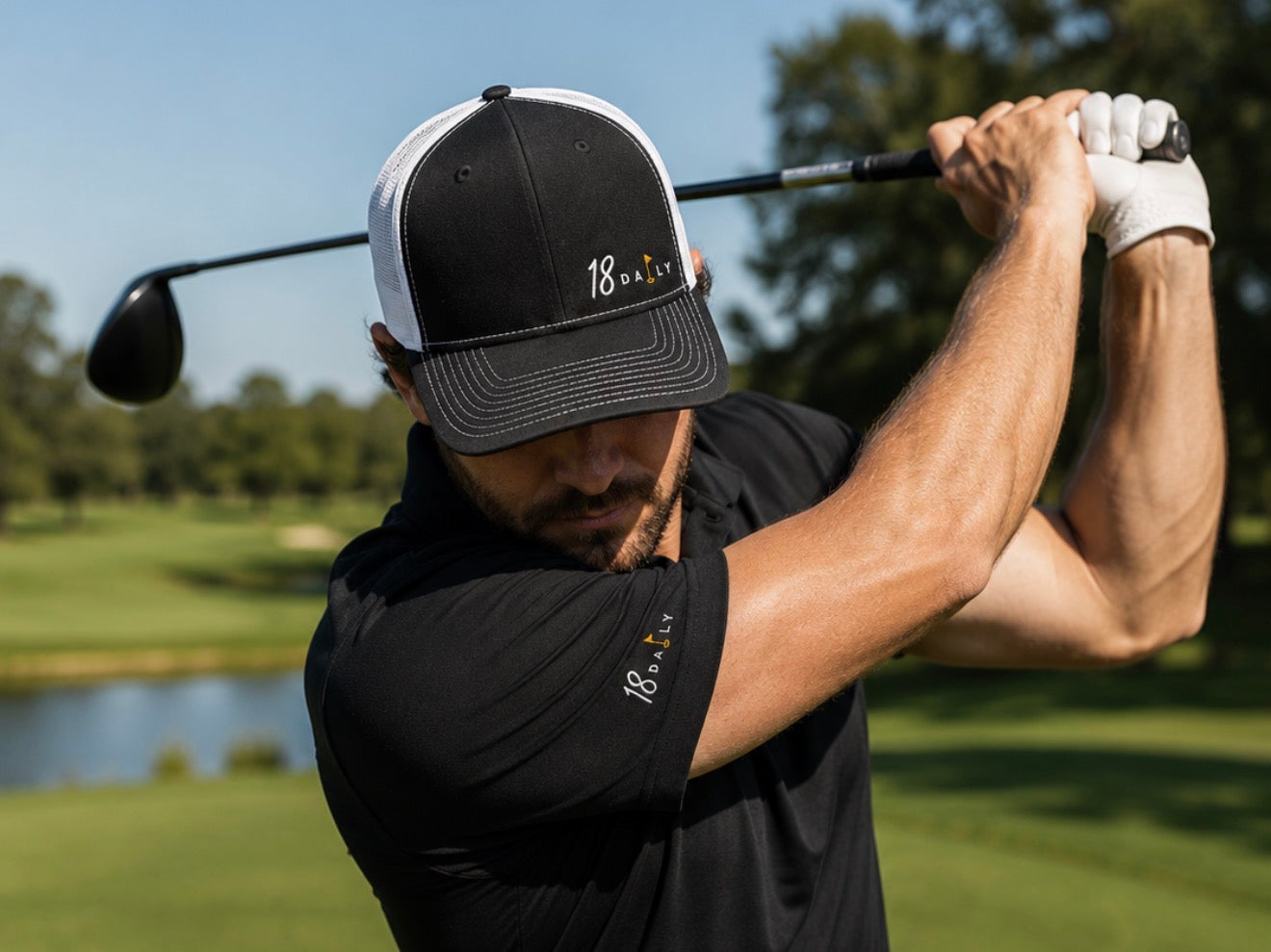 18 Daily Signature Trucker Hat