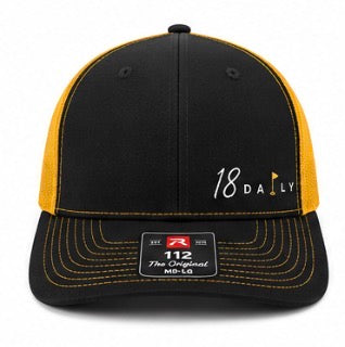 18 Daily Signature Trucker Hat -Gold