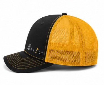 18 Daily Signature Trucker Hat -Gold