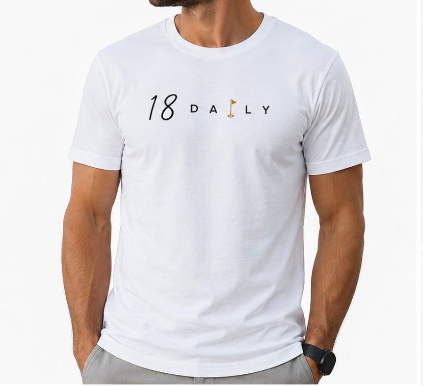 18 Daily Signature Tee-No Slogan Just Logo