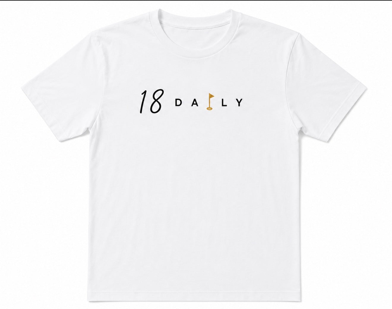 18 Daily Signature Tee-No Slogan Just Logo