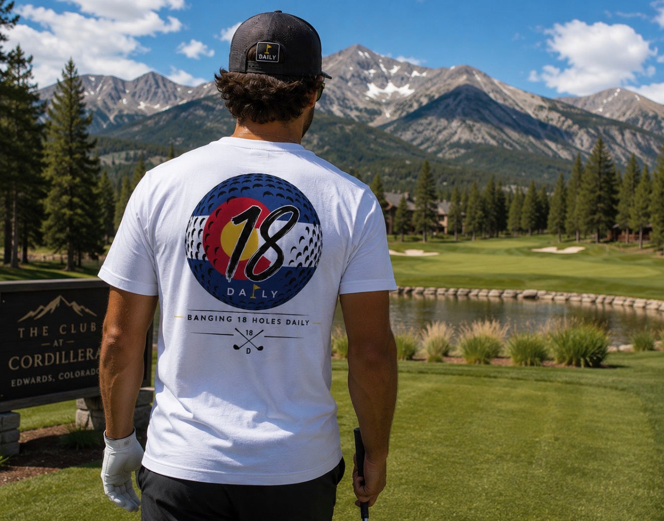 18 Daily Signature Tee-Colorado Edition Golf Tee