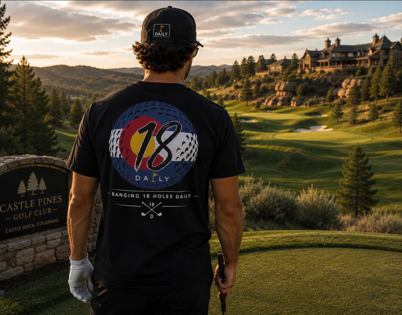 18 Daily Signature Tee-Colorado Edition Golf Tee