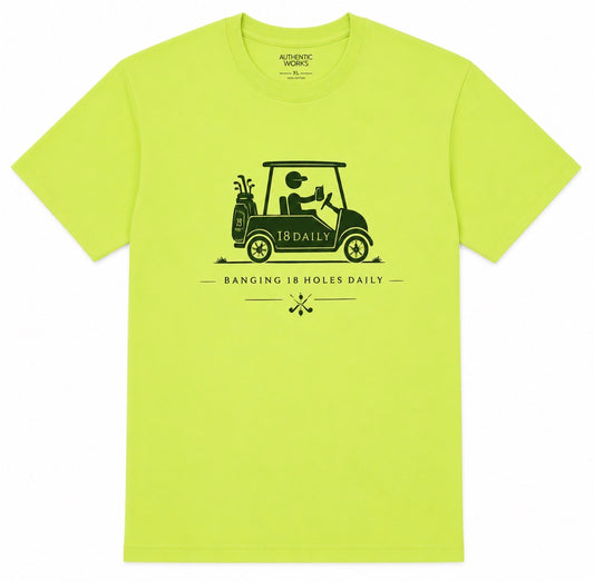 18 Daily Signature Tee-Golf Cart