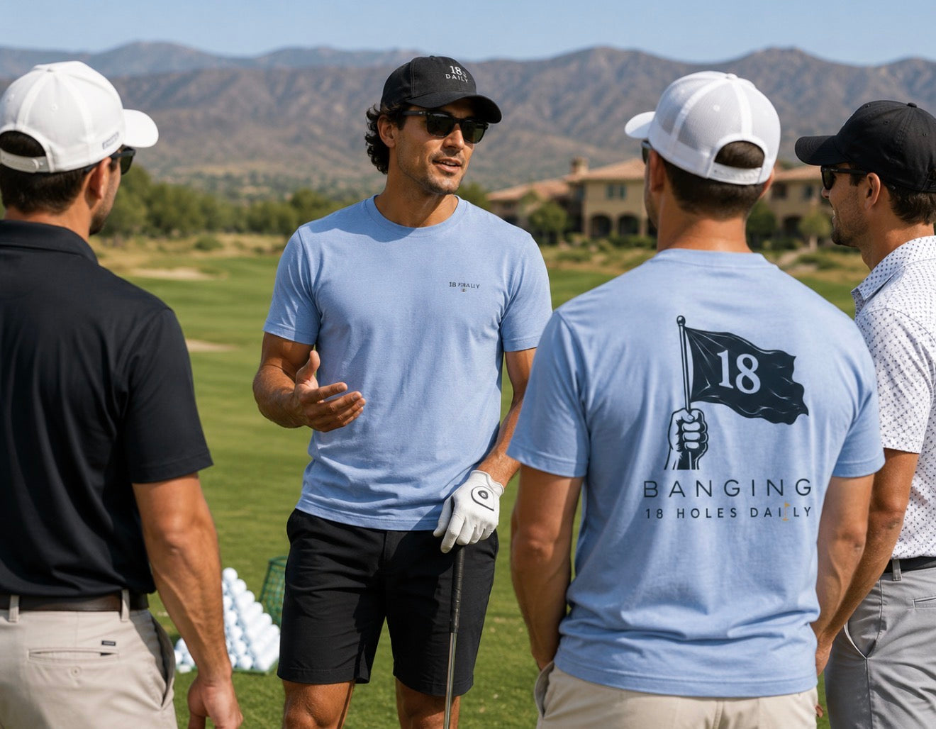 18 Daily Signature Tee-Golf Flag