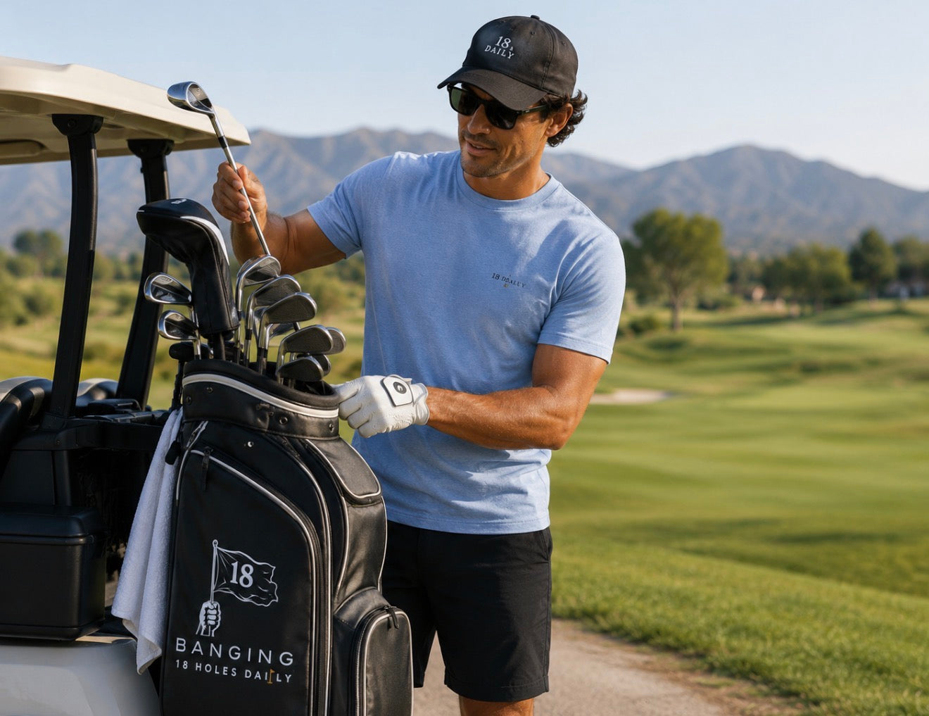 18 Daily Signature Tee-Golf Flag