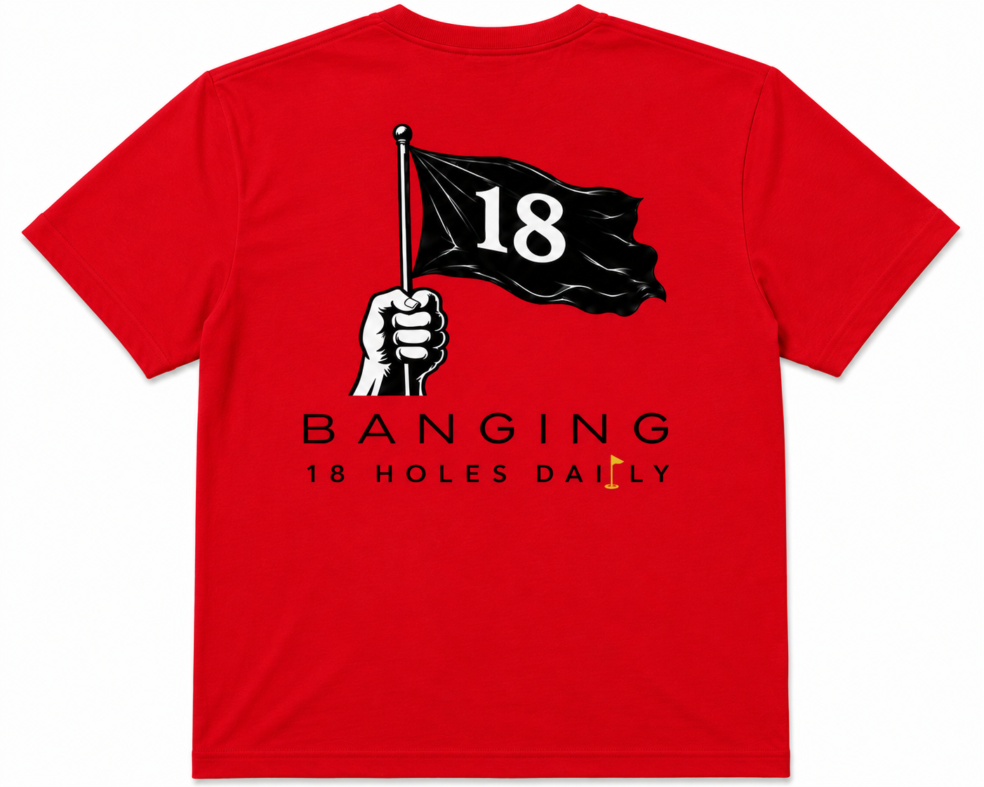 18 Daily Signature Tee-Golf Flag