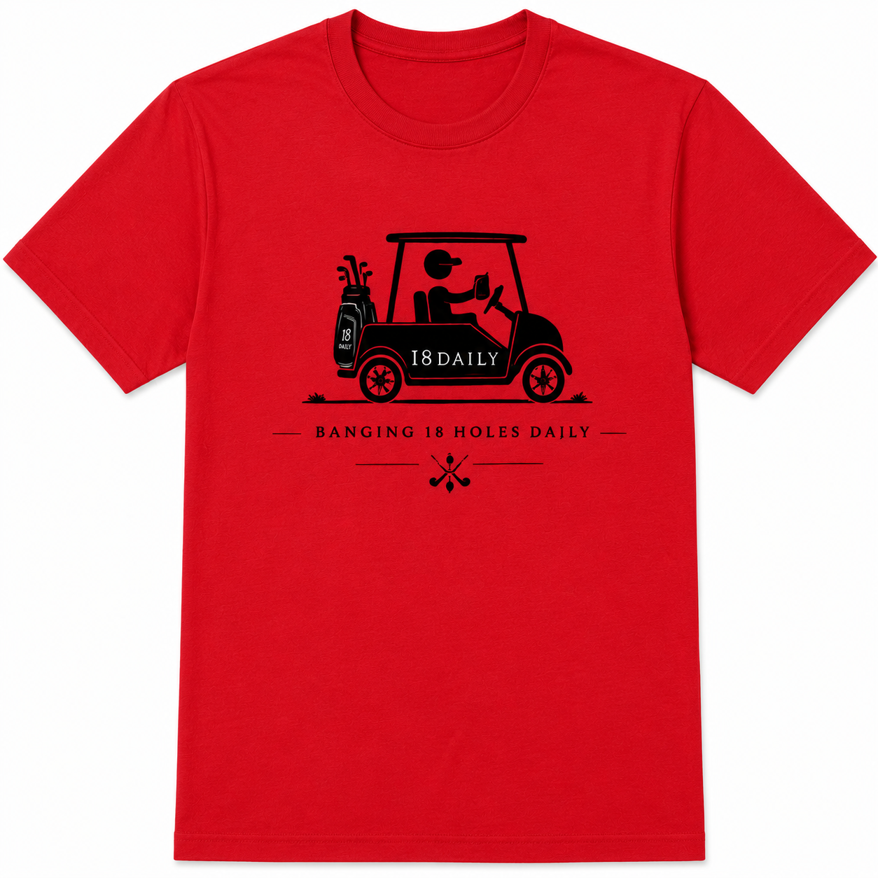18 Daily Signature Tee-Golf Cart